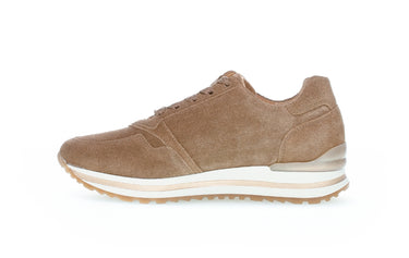 Sneakers cognac en suède