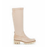 Bottes beiges en textile