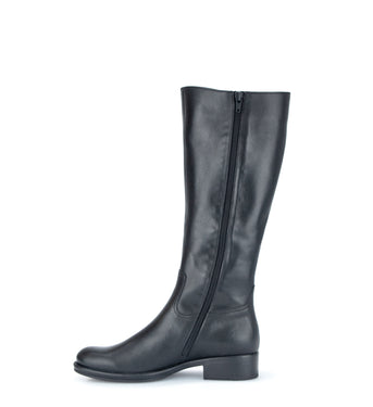 Bottes noires en cuir