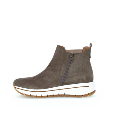 Bottines taupe en suède