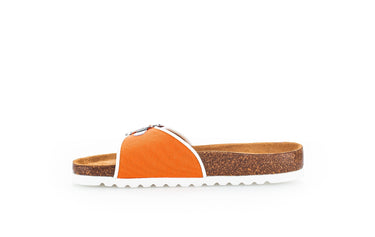 Sandales multicolores en textile