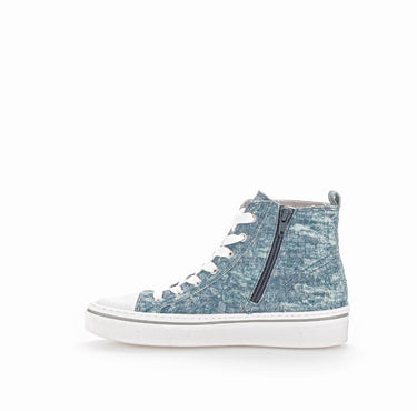Baskets montantes denim