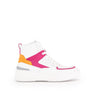 Baskets montantes blanches en cuir