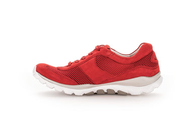 Sneakers rouges en textile