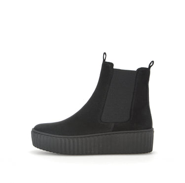 Bottines noires en microfibre
