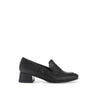 Escarpins noirs en cuir lisse