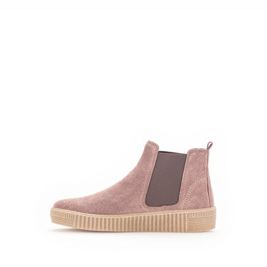 Chelsea Boots rose en velours