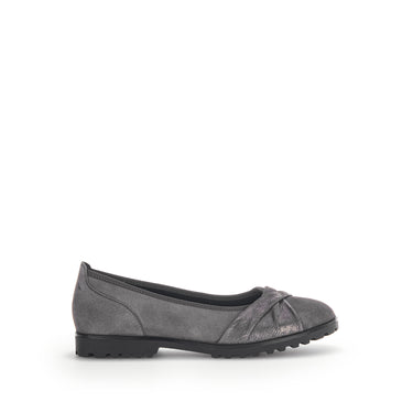 Ballerines grises en velours