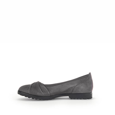 Ballerines grises en velours