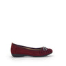 Ballerines bordeaux en velours