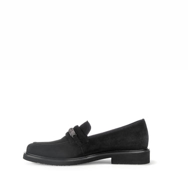 Mocassins noirs en velours