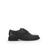 Derbies noirs en cuir lisse