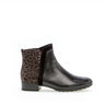 Bottines noires en cuir