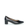 Trotteurs noirs en cuir