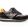 Baskets noires effet reptile
