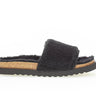 Pantoufles noires en textile